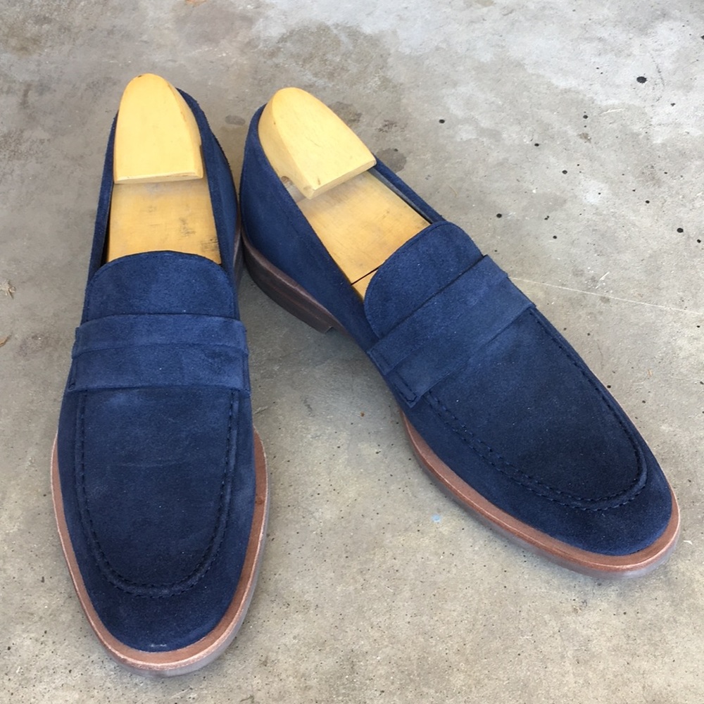 Calvin Klein Men’s blue suede shoes